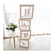 Load image into Gallery viewer, White Surprise Box For Baby Shower Birthday Party Balloon Decor Boxes