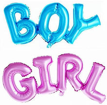 Load image into Gallery viewer, Boy & Girl Alphabet Letters Balloons Foil Balloons for Party Decoration, Pink, Blue