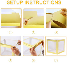 Load image into Gallery viewer, Custom BaBy Shower Favour Boxes Transparent Box For BaBy Bhower Centerpiece Decoration