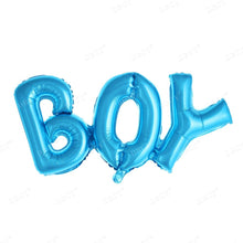 Load image into Gallery viewer, Boy & Girl Alphabet Letters Balloons Foil Balloons for Party Decoration, Pink, Blue