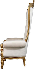 Load image into Gallery viewer, Queen or King Chair Gold