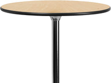 Load image into Gallery viewer, Round Wood Cocktail Table with 30'' and 42'' Columns