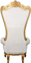 Load image into Gallery viewer, Queen or King Chair Gold