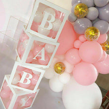 Load image into Gallery viewer, White Surprise Box For Baby Shower Birthday Party Balloon Decor Boxes