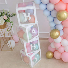 Load image into Gallery viewer, White Surprise Box For Baby Shower Birthday Party Balloon Decor Boxes
