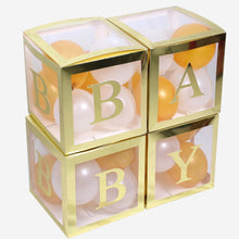 Load image into Gallery viewer, Custom BaBy Shower Favour Boxes Transparent Box For BaBy Bhower Centerpiece Decoration