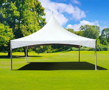 Load image into Gallery viewer, 20 x 20 High Peak Frame luxury Party Tent - White
